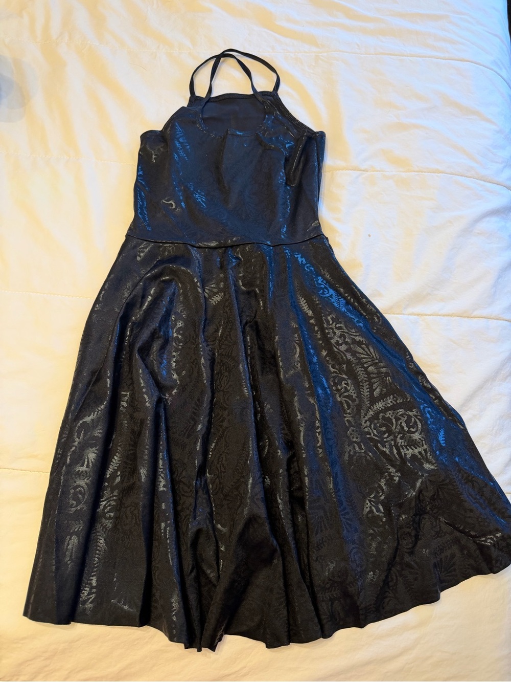 Blackmilk foil skater dress XS
